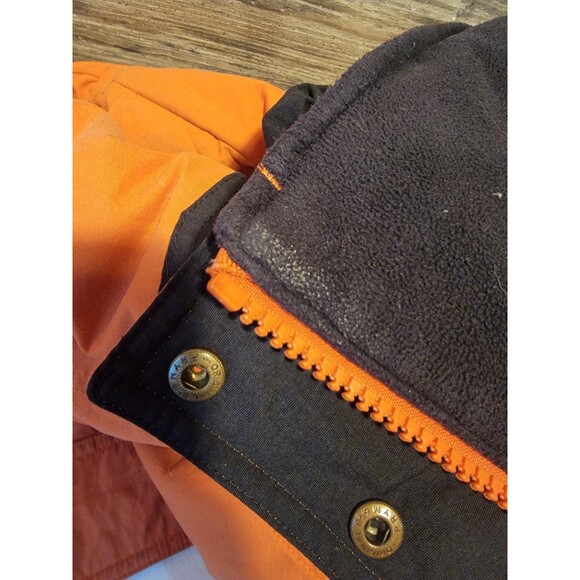 L L Bean Womens Orange/Black Ski Jacket Coat Parka Thinsulate Size Large - Picture 8 of 10